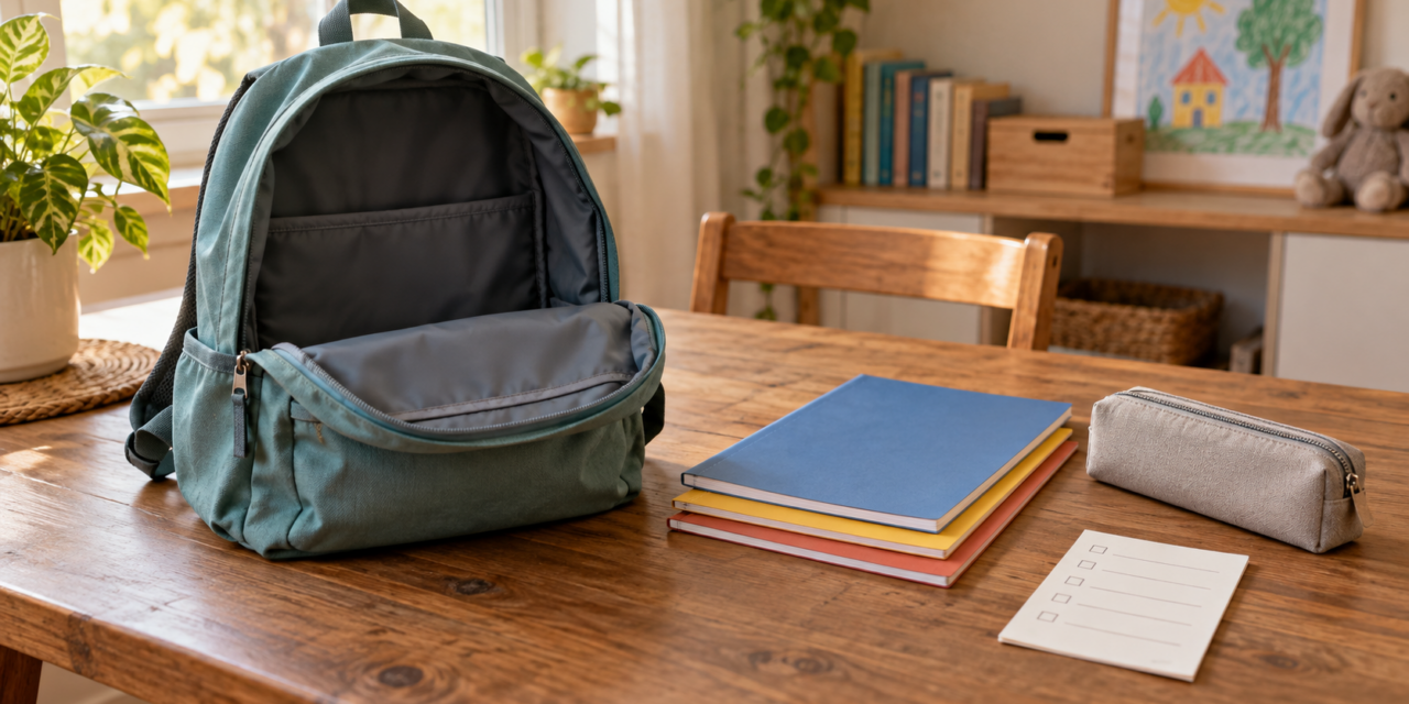 Bambino dimentica sempre quaderni e libri: come insegnargli a preparare lo zaino